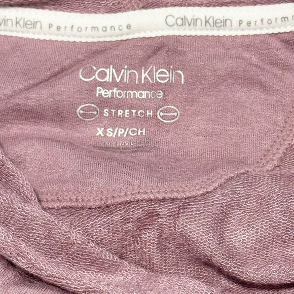 Calvin Klein Women's Performance Long Sleeve Hoodie‎ Sweatshirt Purple Size XS - Picture 2 of 11